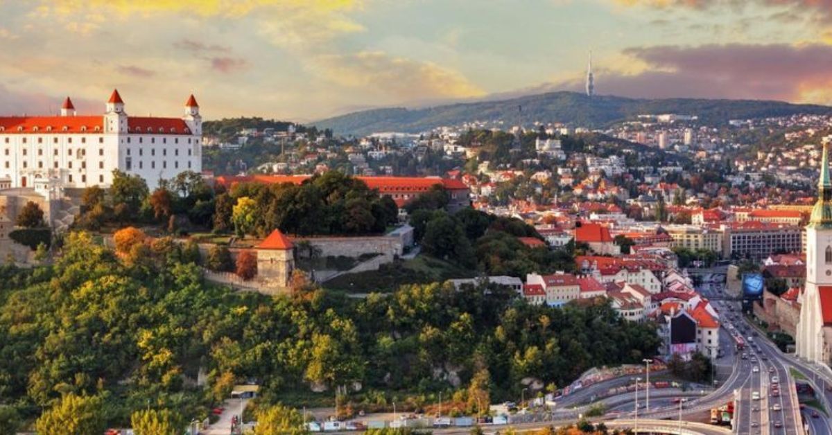 Austrian Airline’s Bratislava office in Slovakia