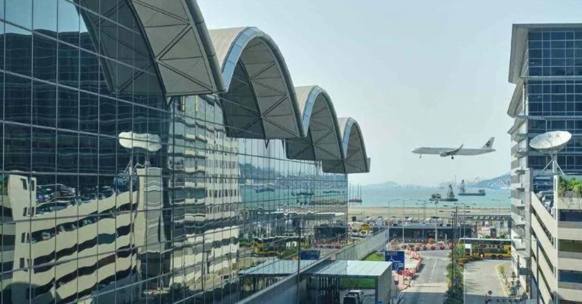 Austrian Airline’s Chek Lap Kok office in Hong Kong